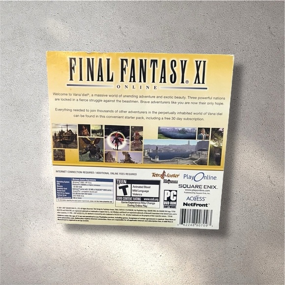 Final Fantasy XI Online: Starter Pack (PC, 2007) - Picture 3 of 4